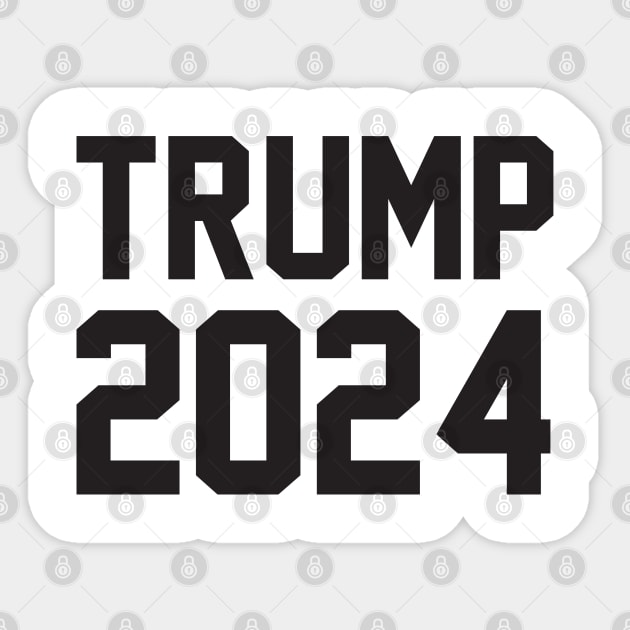 trump 2024 Sticker by ArloNgutangBo'leh